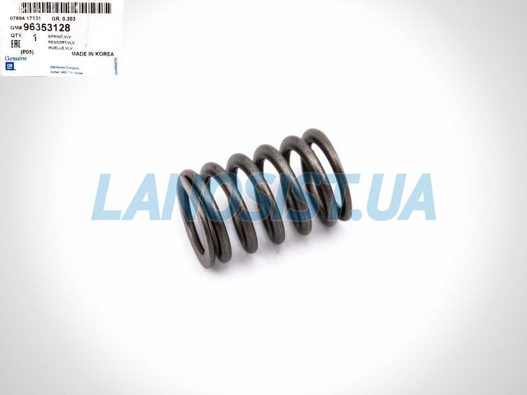 Пружина клапана Ланос 1.6 Авео 1.6 Лачетті 1.6 GM 96353128