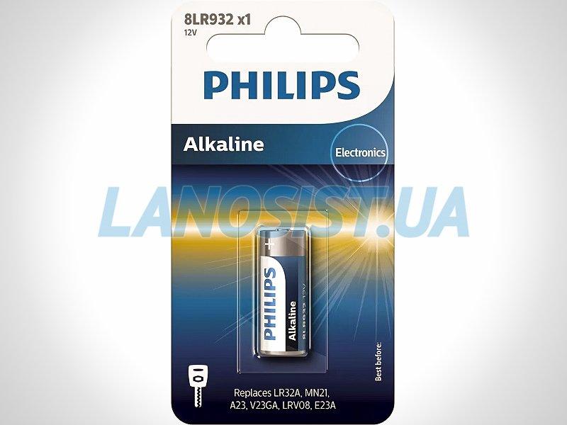 Батарейка 8LR932 лужна 12V Philips 8LR932/01B