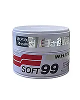 Твердый воск для белых автомобилей Soft 99 White Super Wax, 300 г