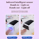 Професійна UV/LED лампа S90 для манікюру, 72 Вт., на акумуляторі, фото 6