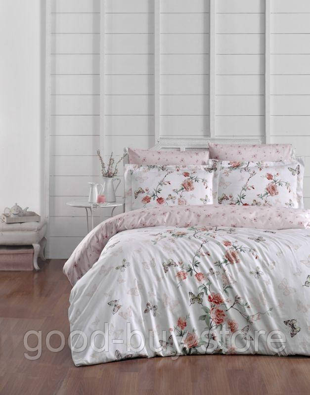 First Choice Matilde white постільна білизна сатин євро 200х220