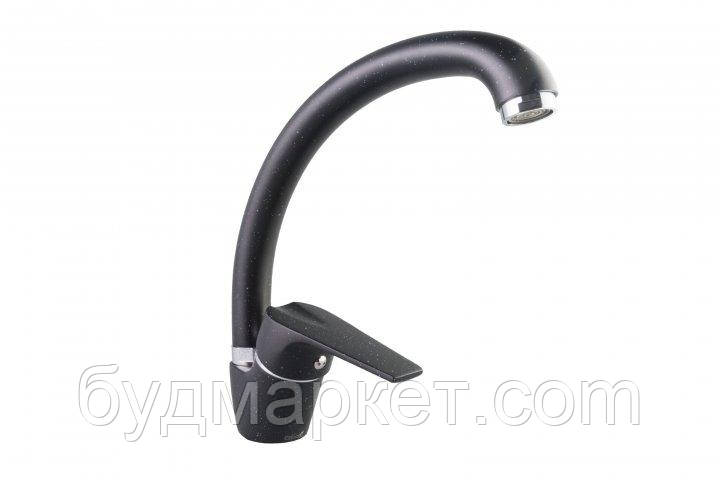 Змішувач KRM Odra-B035 для кухні чорний CV21075