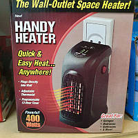 Электро дуйчик handy heater 400вт портативный мини-обогреватель в розетку, Бытовой нагреватель ветродуйка