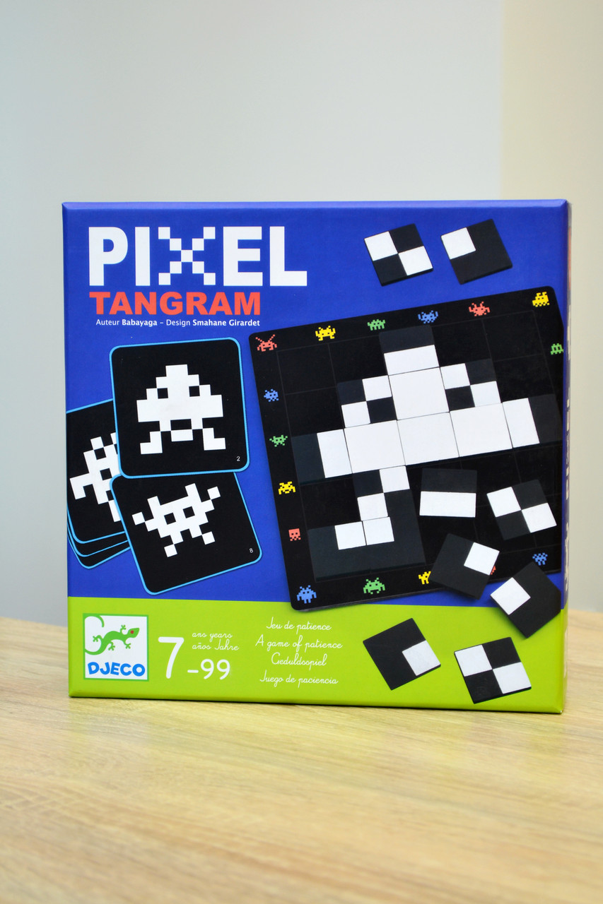 Настільна гра DJECO Pixel Tamgram Танграм, фото 1