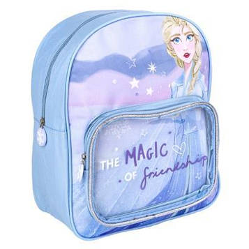Дошкольный детский рюкзак Холодное сердце Frozen  с карманчиком  3-6 лет