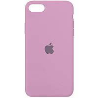 Матовый силиконовый чехол на iPhone SE (2020) / Айфон СЕ (2020)лиловый / lilac pride