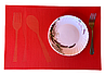 Килимки під тарілки набір 4 шт. сервірувальні, підкладка під тарілку 30*45 см з малюнком Червоні, фото 2