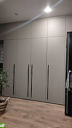 Меблева ручка довга наклдана з дерева ( Хвиля ) КЛЕН