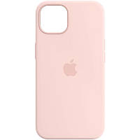 Матовый силиконовый чехол на iPhone 14 / Айфон 14розовый / chalk pink