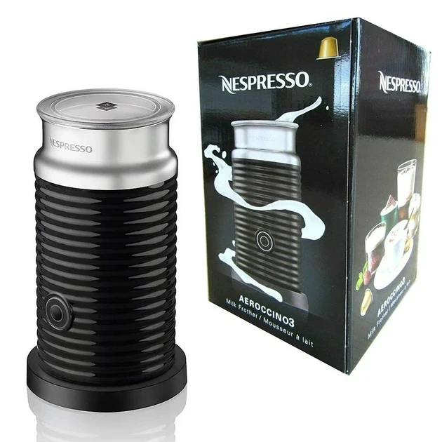 Капучинатор Nespresso Aeroccino 3 Black (спінювач молока - аэрочино) .