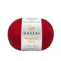 Пряжа Gazzal Wool 175 (Газал Вул 175) - 338 красный