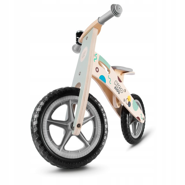 Біговел дерев'яний Ricokids RC-611 сірий 7610, фото 1