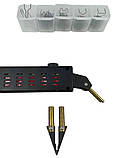 Набір Hot Stapler 3 для ремонту пластикових деталей (70 Вт+192 скоби) Гарячий степлер паяльник, фото 3