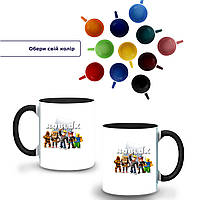 Кружка цветная Roblox , чашка с изображением