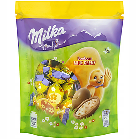 Шоколадные конфеты Milka bonbons Milk Creme 86g