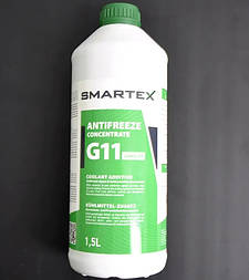 Антифриз концентрат-80 SMARTEX G11 1,5л зелений SM39631