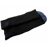 Килимок туристичний + спальник + сидіння (каремат у намет під спальний мішок) OSPORT Lite Зима + (n-0027) Синій, фото 5