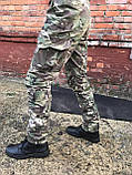 Штани тактичні з кишенями військові гірки мультикам, фото 5