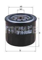 Фільтр масляний KNECHT OC139