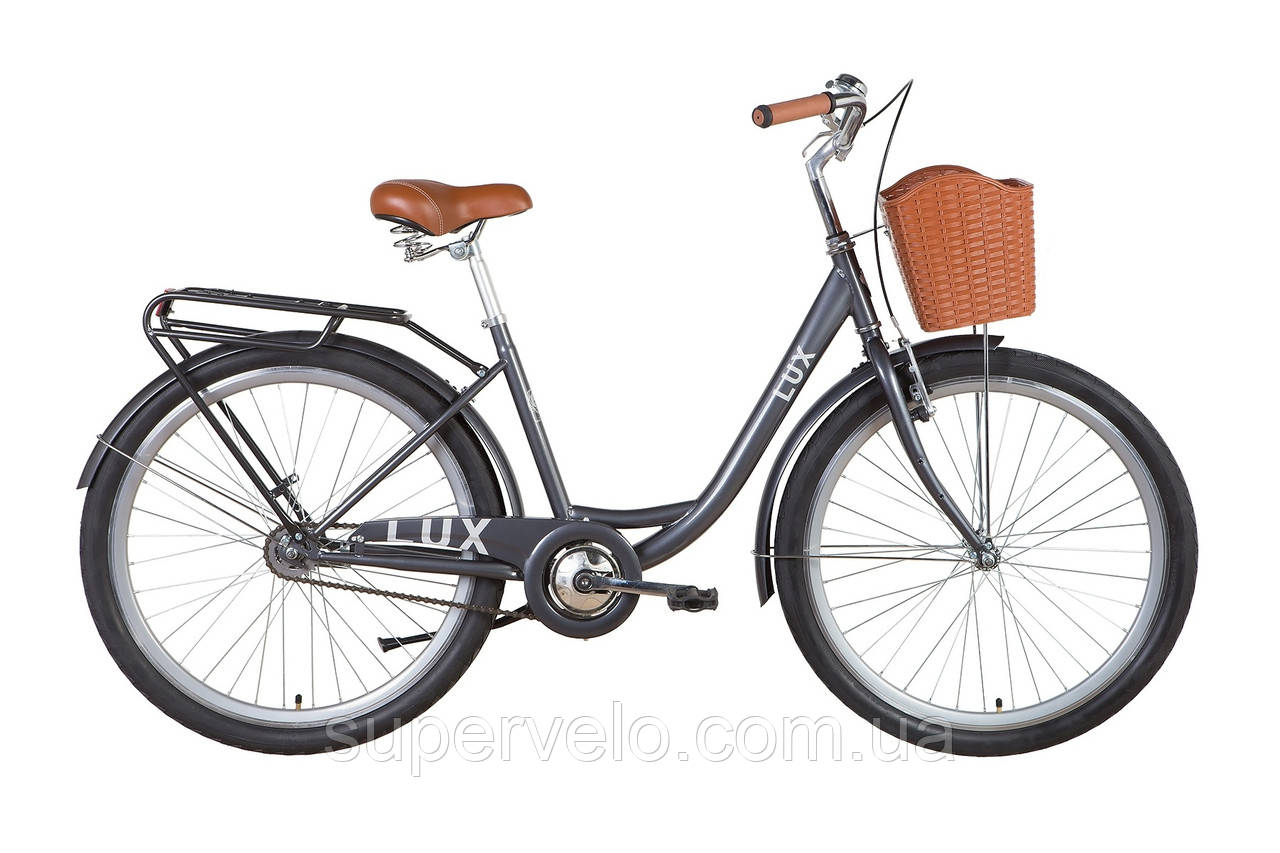 Велосипед 26" Dorozhnik Lux PH 2022 серый - фото 1 - id-p1752928310