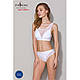 Топ з прозорою вставкою Passion PS002 TOP M, white  18+, фото 4