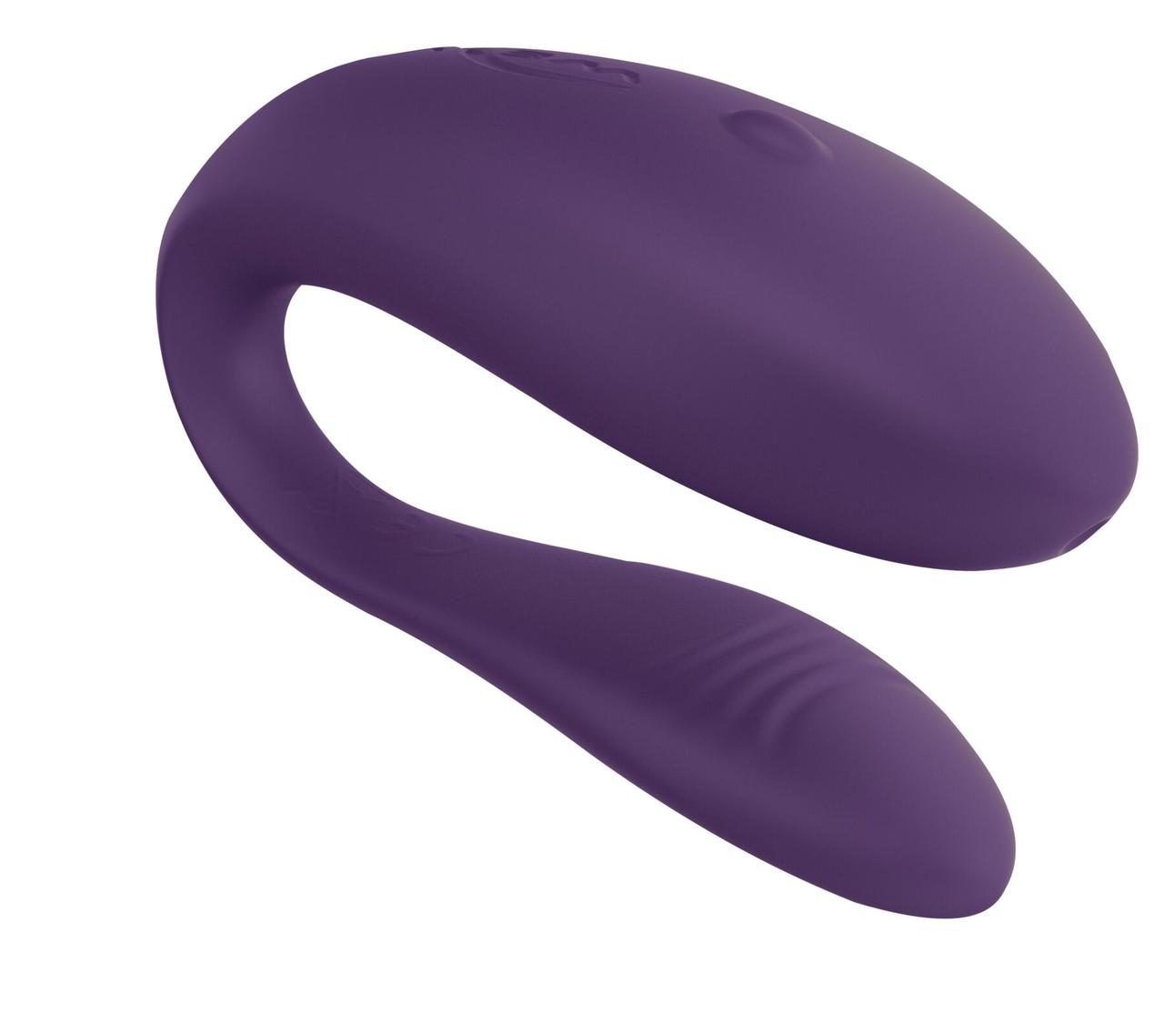 Недорогий вібратор для пар We-Vibe Unite Purple, однокнопковий пульт ДК 18+