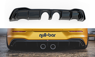 Дифузор VW Golf 8 тюнінг обвіс спідниця елерон (стиль R32)