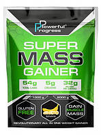 НА МАССУ Гейнер Super Mass Gainer Powerful Progress 4kg со вкусом Банан