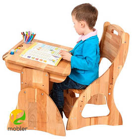Дитяча парта розтишка Mobler з шухлядою, 60 см