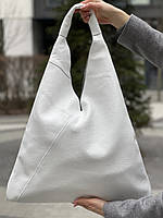 Кожаная белая сумка-шоппер на плечо Akira, Италия, цвета в ассортименте