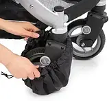 Чохол - мішечок для поворотних коліс коляски або велосипеда. 26*28 см Тканина  плащівка, фото 3