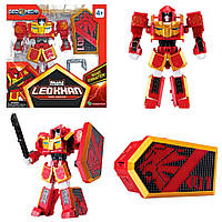 Трансформер 324007 Geomecha Mini Leo Khan - Мини Лео Хан 3в1 Original Young Toys