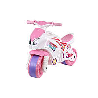 Детские беговелы - 5798TXK - Розовый детский беговел мотоцикл для девочки