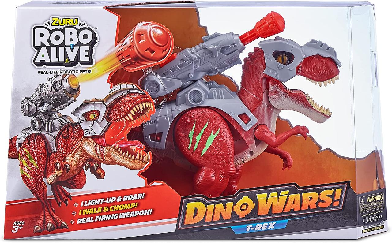 Інтерактивна іграшка Robo Alive Dino Wars T-Rex Walking Війна Динозаврів - Бойовий Тиранозавр