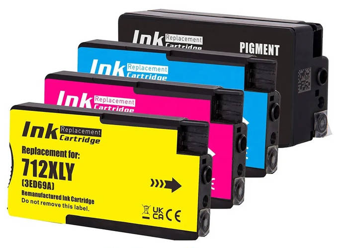 Сумісні картриджі HP 712 для плоттерів HP DesignJet T210, T230, T250, T630, T650 вже у продажу