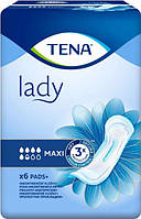 Урологические прокладки для женщин Tena Lady Maxi 6 шт. 5.5 кап.