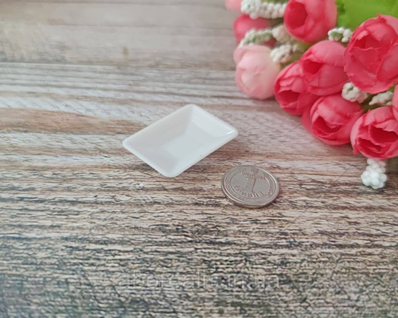 Мініатюра лялькова 1:12 тарілка. 1 шт, фото 1