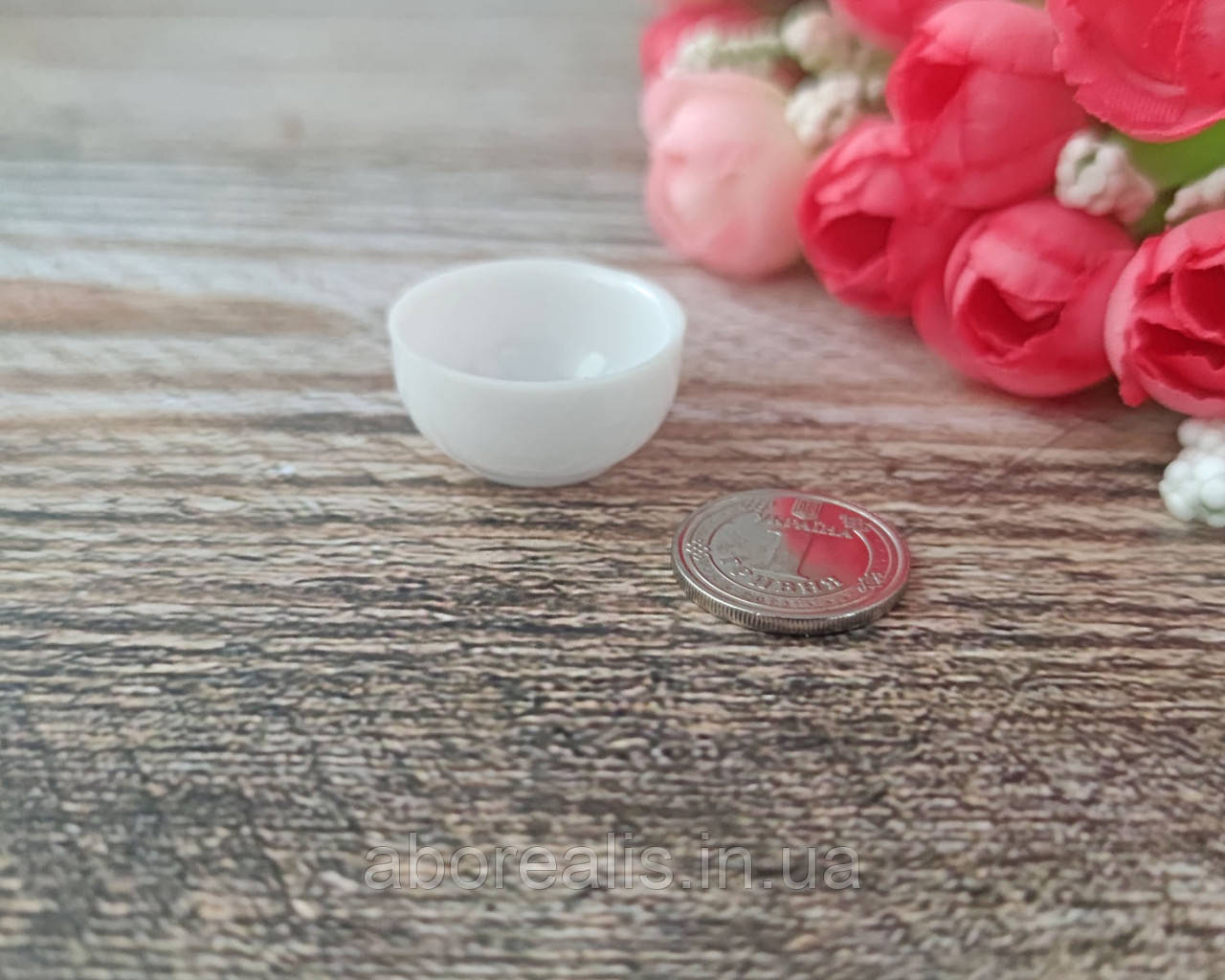 Мініатюра лялькова 1:12 тарілка. 1 шт, фото 1