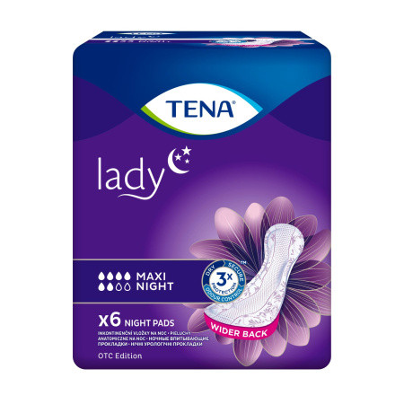 Прокладки урологічні  Tena Lady Maxi Night 6 шт. 8 крап.