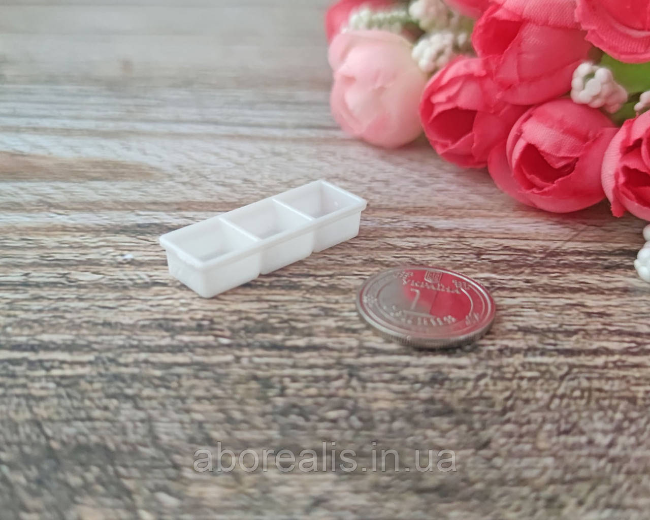 Мініатюра лялькова 1:12 тарілка. 1 шт, фото 1