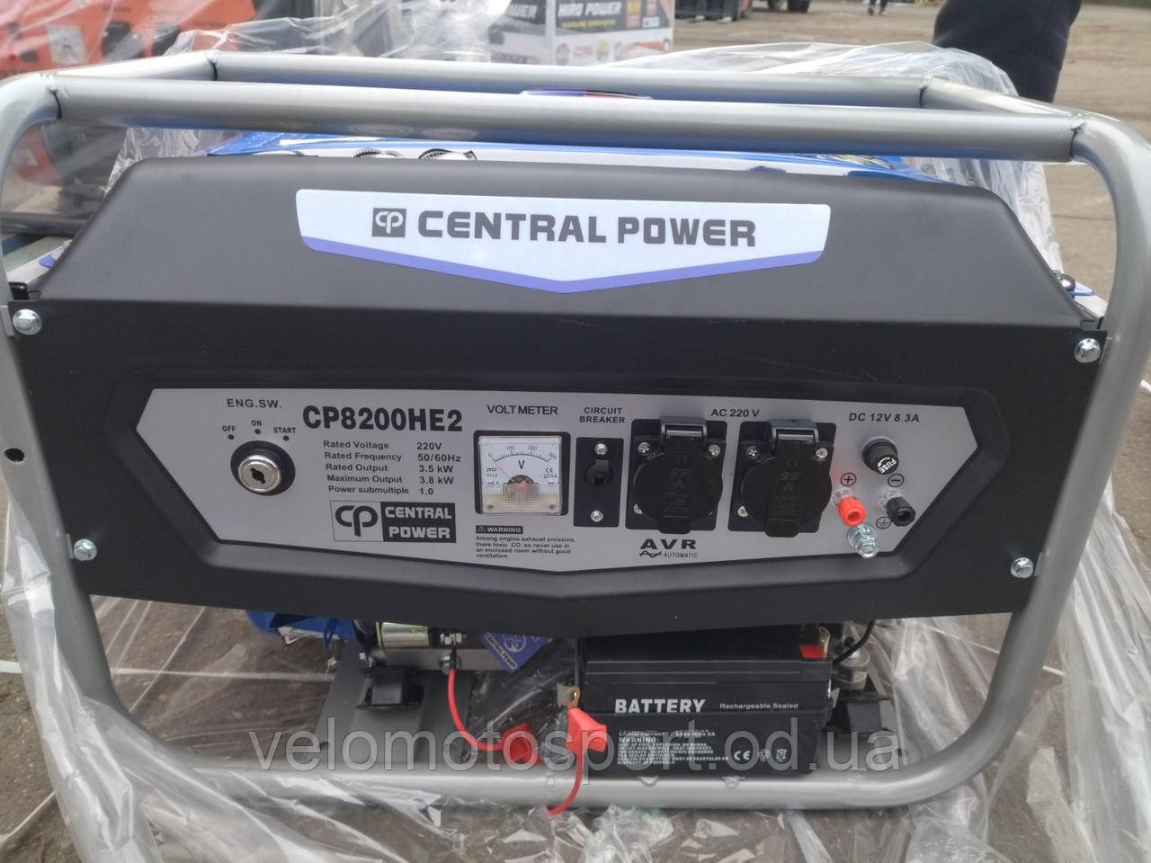 Генератор Central Power 3 квт бензиновий електростартер