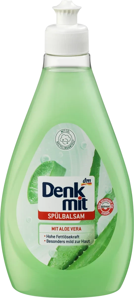 Концентрований бальзам для миття посуду Denkmit (Aloe Vera) 500 мл, фото 1