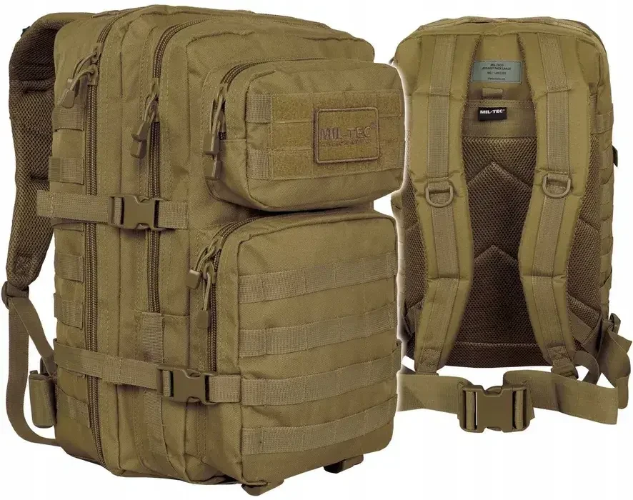 Рюкзак тактичний MIL-TEC ASSAULT 36L Koyote