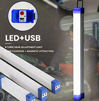 Ліхтар фара, ручний переносний світильник 32 LED акумуляторний аварійний кемпінговий ліхтар 30 см