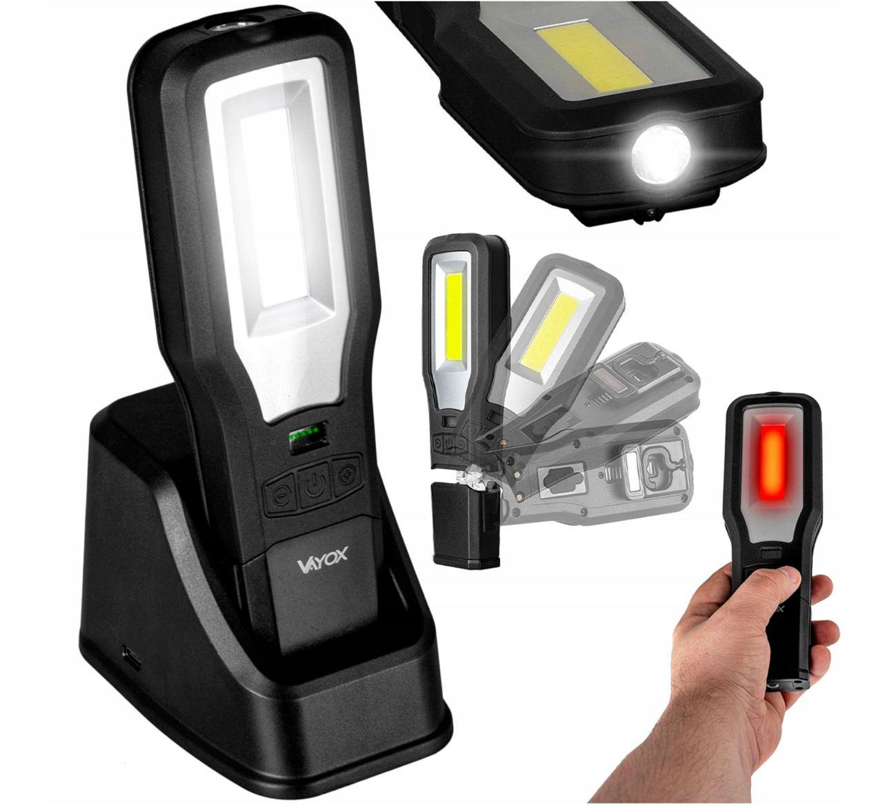 Акамуляторна лампа VAYOX LED USB C