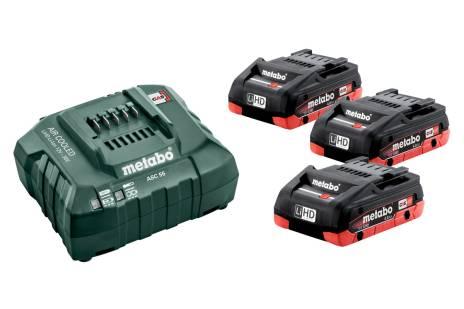 Базовий комплект Metabo 3 X LIHD 4.0 А/г + ЗП (685132000)