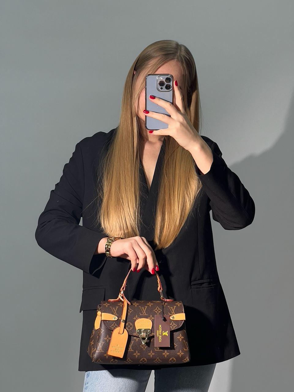 Жіноча сумка Луї Віттон коричнева Louis Vuitton Brown Madeleine BB