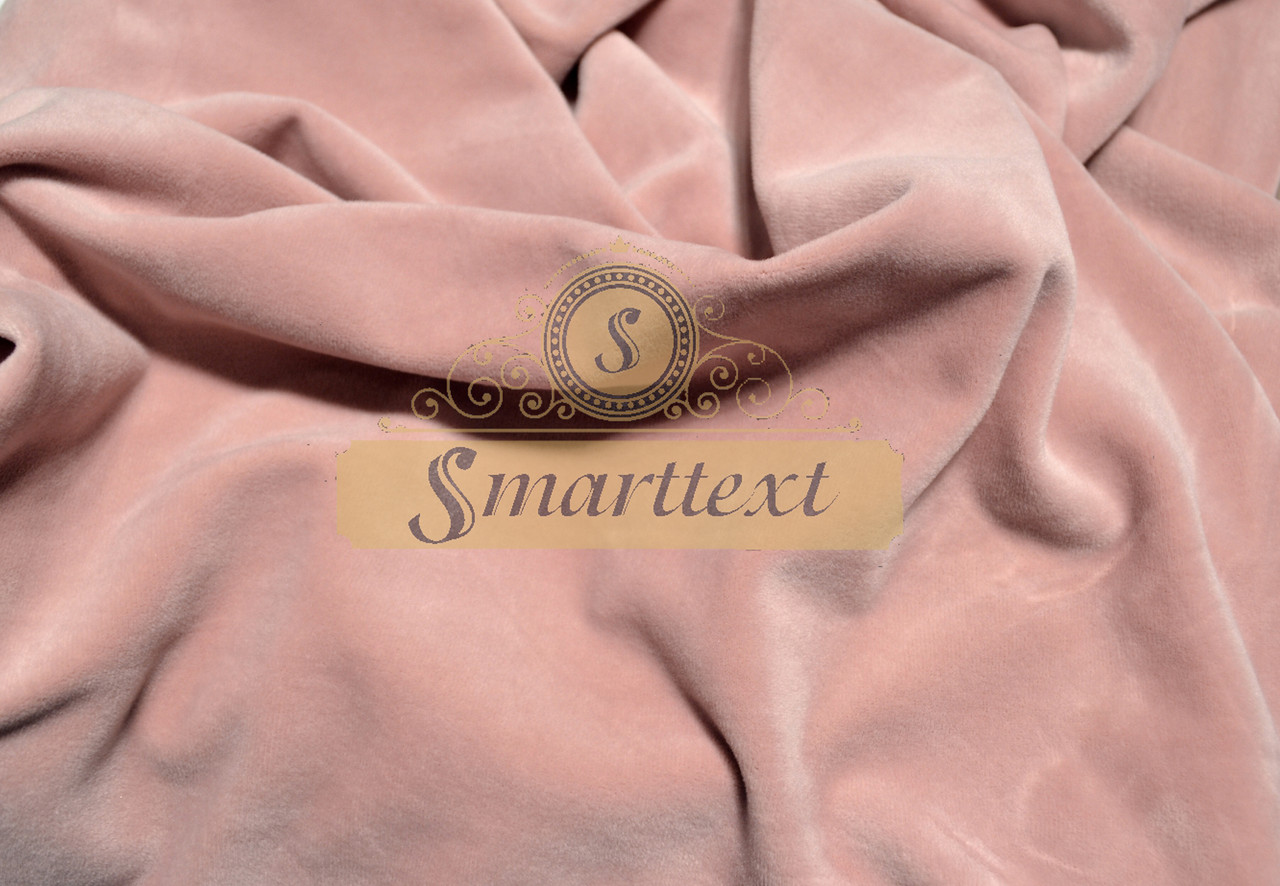 Велюр плюш спорт (1,8м) пудра, фото 1