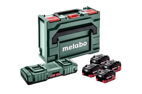 Базовий комплект Metabo 4 X LIHD 10 А/г + ASC 145 DUO + METABOX (685143000)