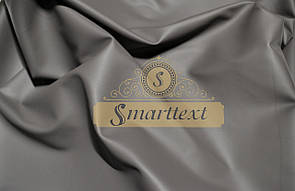 Тканина Шкіра штучна стрейч сірий (екошкіра)